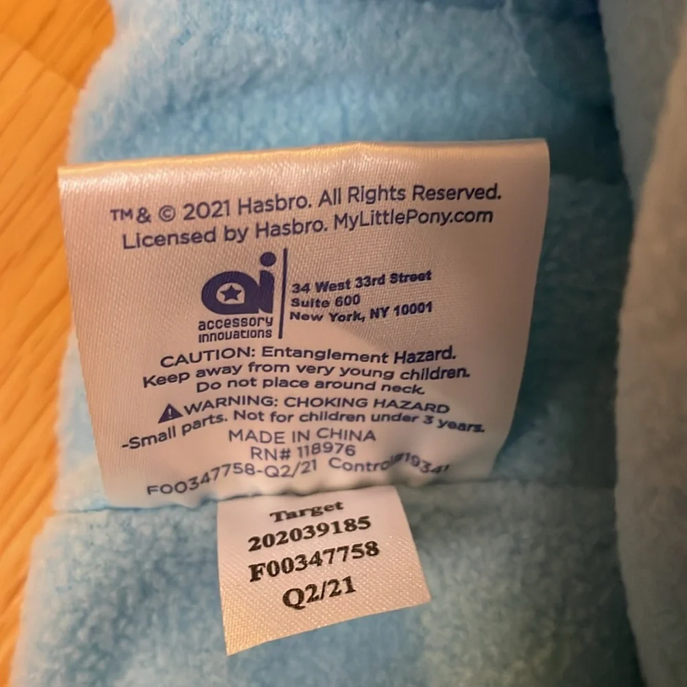 NWT My Little Pony Blue Knit Beanie Hat